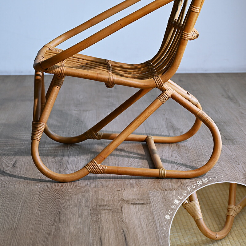 楽天市場】ラタンチェア 皮付き ラタン アジアン チェア パーソナル