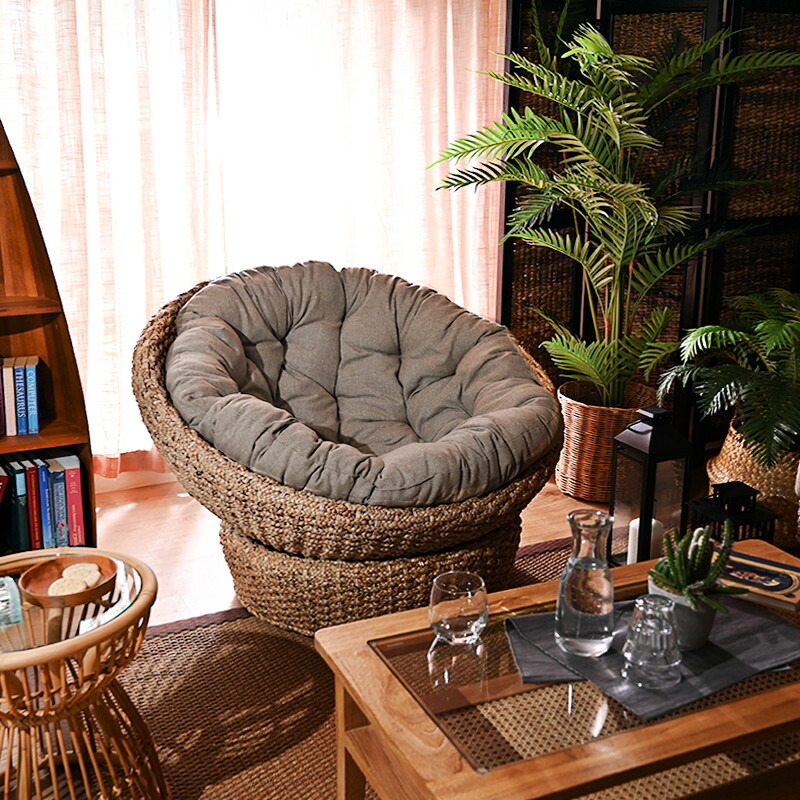 楽天市場】アジアン家具 バリ家具 パパサンチェア パパさんチェア 1P