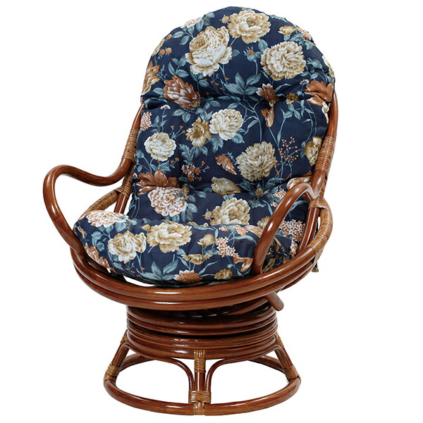 楽天市場】回転イス 回転椅子 回転チェア リラックス ラタン 籐椅子