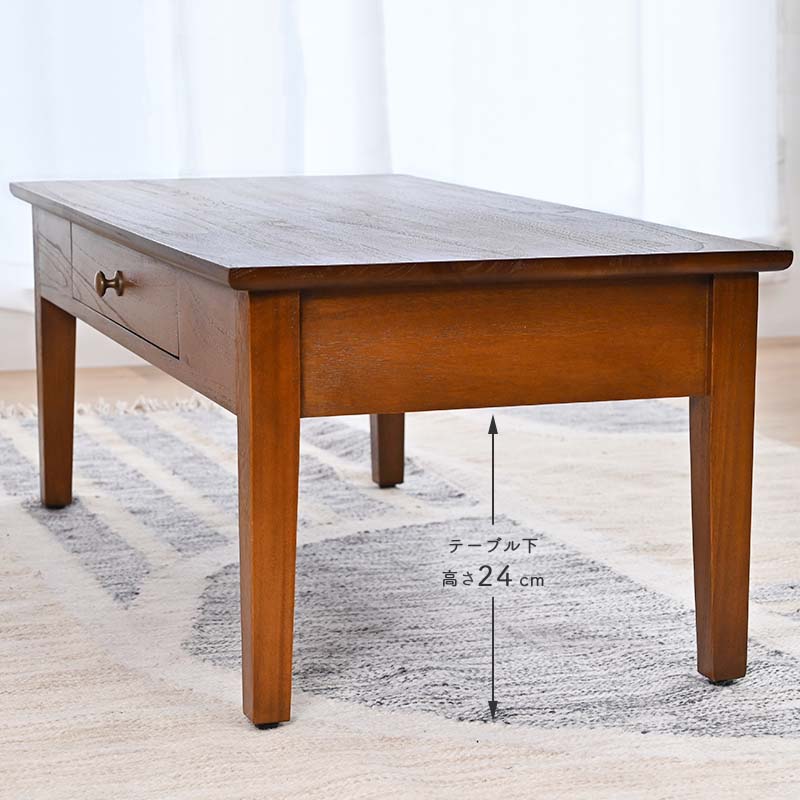 楽天市場】アジアン家具 チーク無垢材 ローテーブル 95cm幅 角型