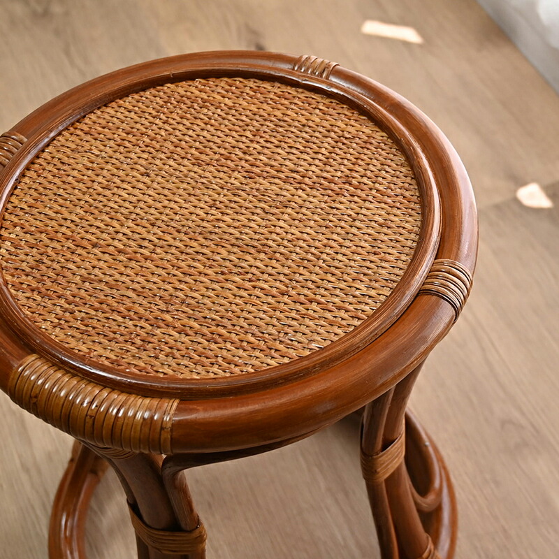 楽天市場】籐椅子 スツール 腰掛け ラタンチェア 籐製 軽い 和風 和