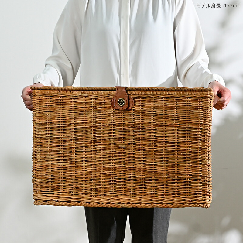 楽天市場】籐家具 ラタンバスケット フリーボックス GK715ME ラタン 籐