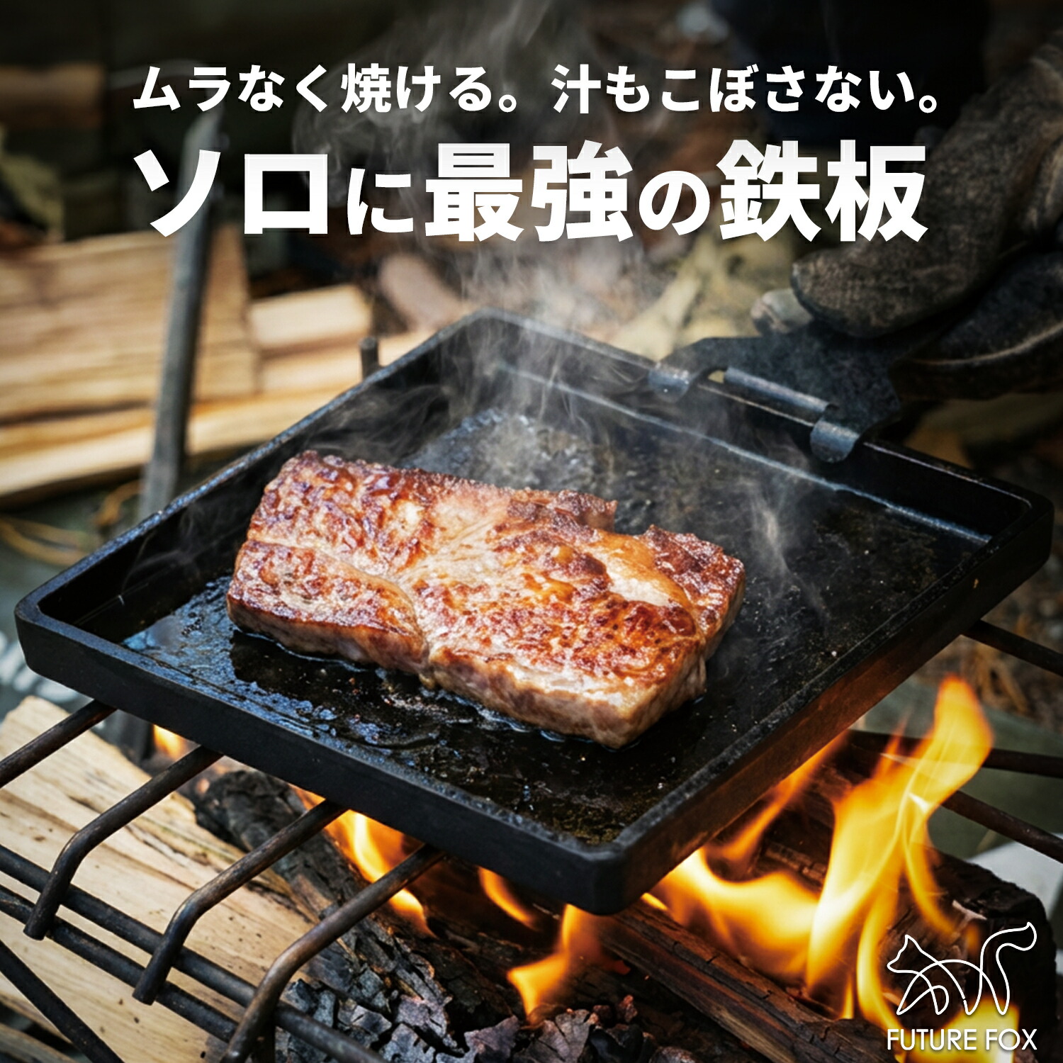 楽天市場】【P5倍 ～3/11 1:59まで】鉄板 FUTURE FOX アウトドア