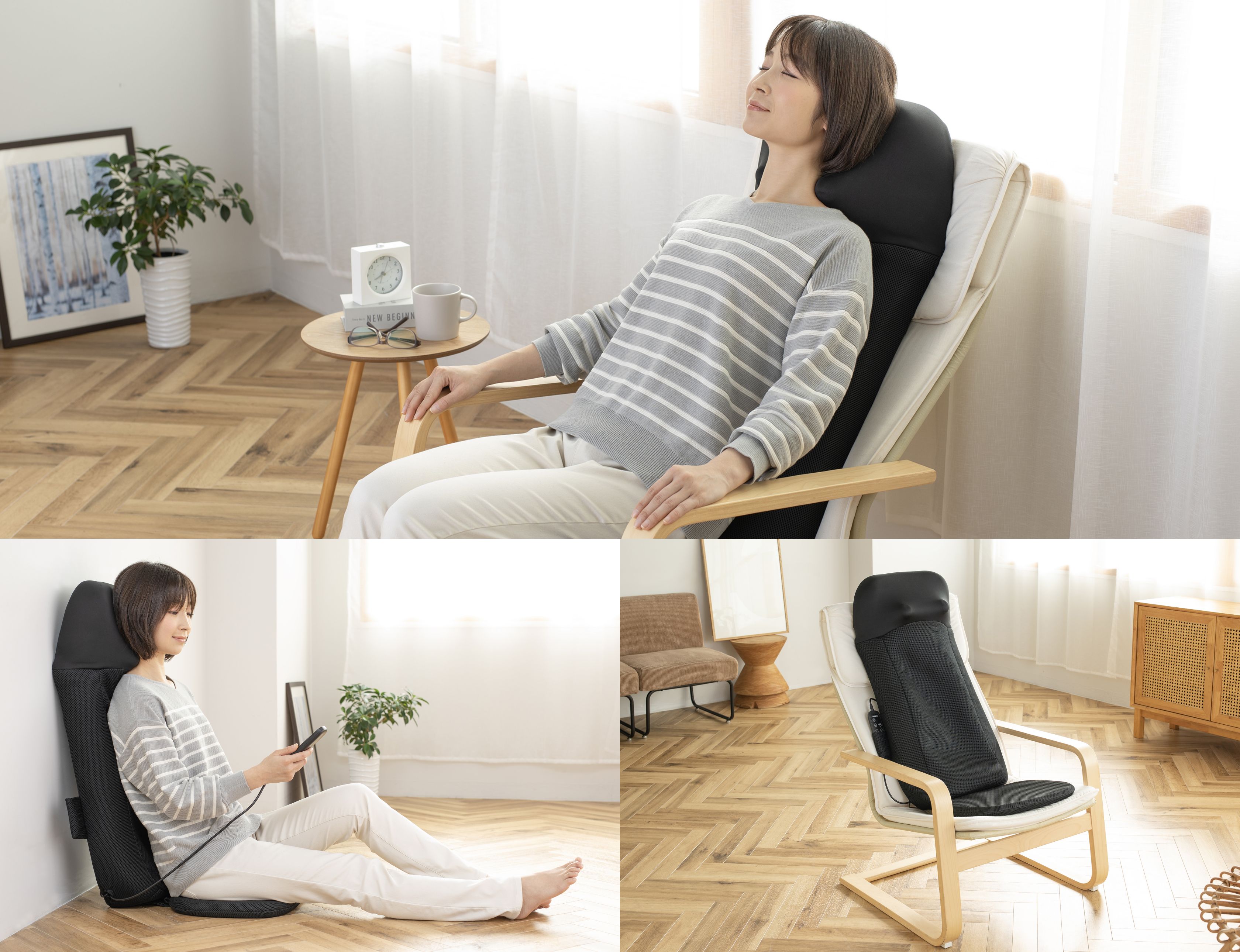 楽天市場】マッサージャー マッサージシート 首・肩・腰・背中