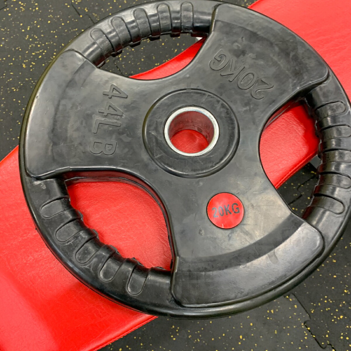 STEP CROSS 20kg プレート2枚 ラバーコーティング 28ミリ ラバー