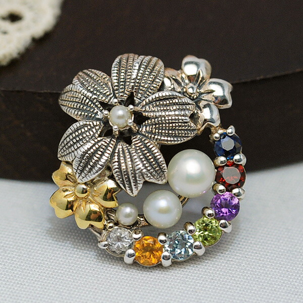 楽天市場】碌山 天然石 桜 ペンダントトップ キラキラのカラーストーン