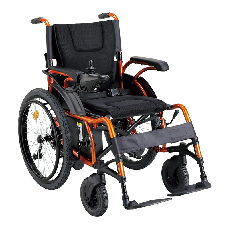 楽天市場】電動車椅子 アルミ製 軽量コンパクト 折りたたみ 背折れ 自