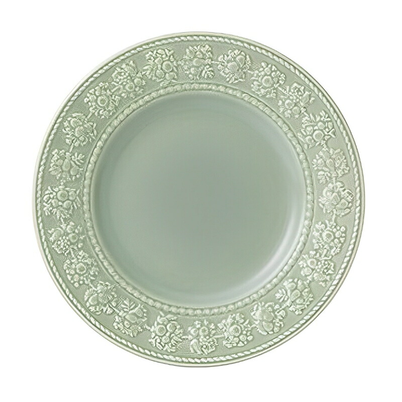 ほぼ未使用 6客さセット ウェッジウッド セージグリーンスープ皿20cm