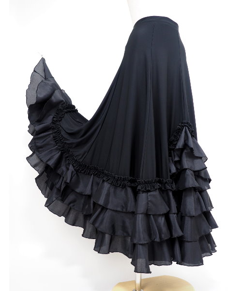 楽天市場】フラメンコ衣装 フラメンコファルダ フラメンコスカート