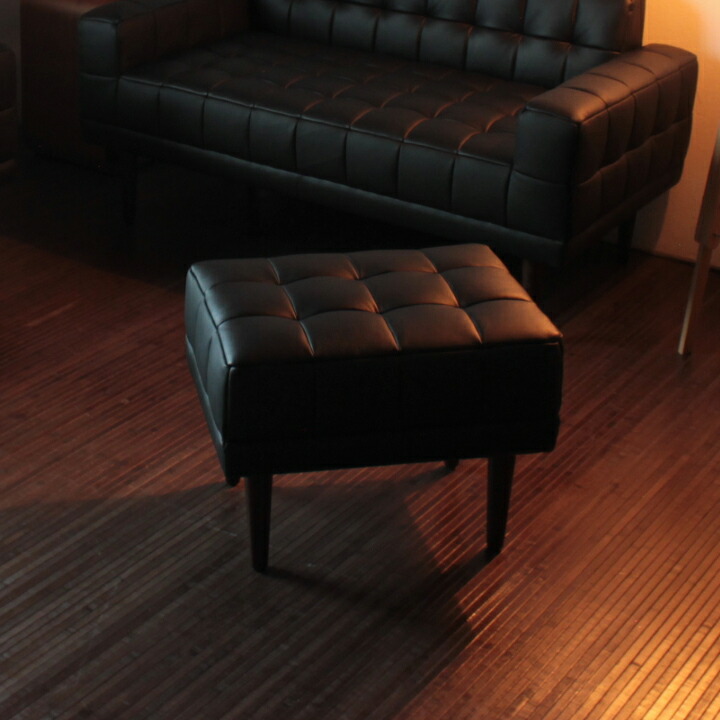 楽天市場】オットマン スツール 本革 1人掛けソファ ダイニング