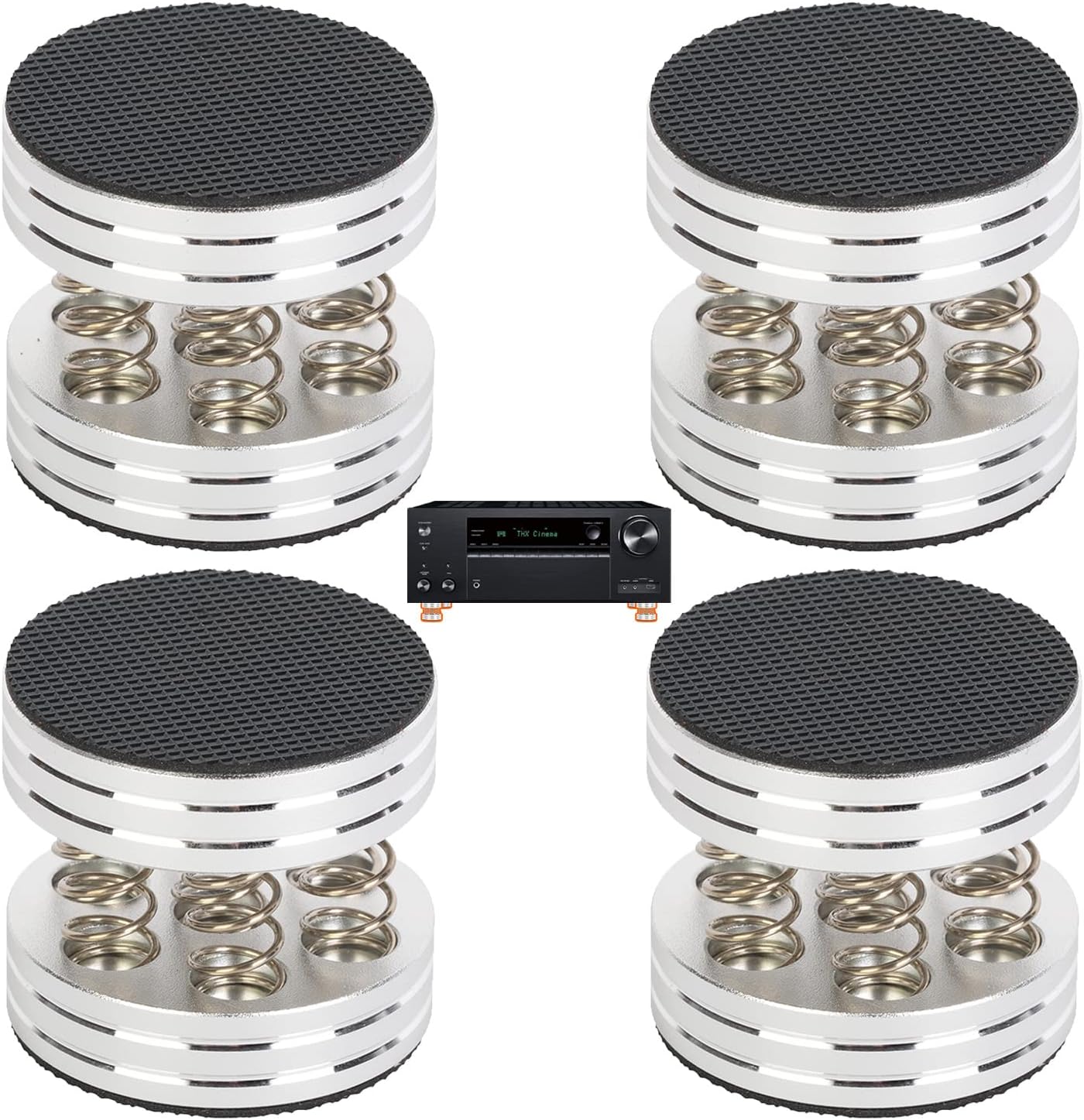 楽天市場】アルミ製スピーカーインシュレーター 4個セット 振動防止