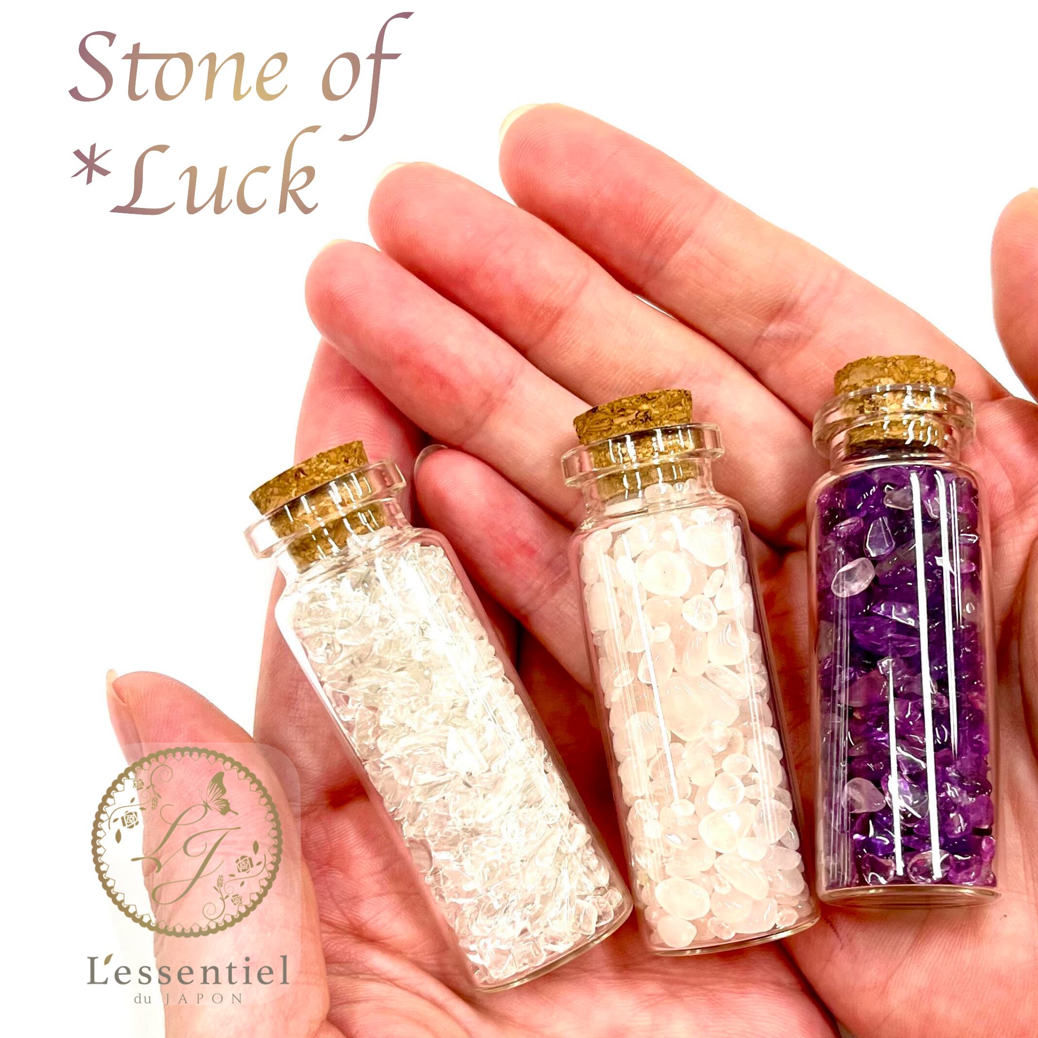 楽天市場】【 幸運 天然石 ボトル 】 飾る インテリア パワーストーン