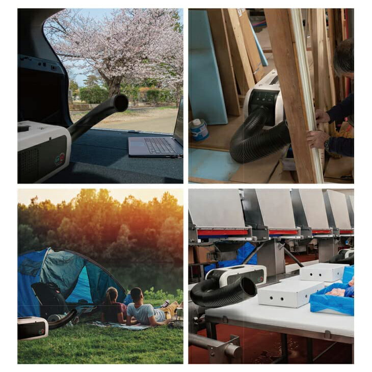 楽天市場】【数量限定】日動 ポータブルスポットクーラー ひえポカやん