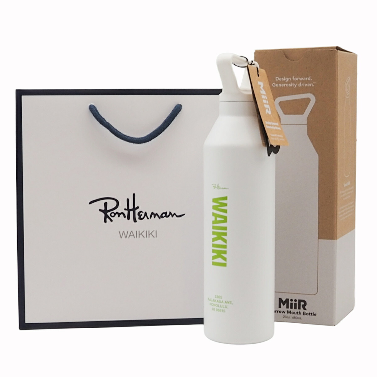 新品 ハワイ限定 Ron Herman × Miir タンブラー ホワイト 【公式通販】