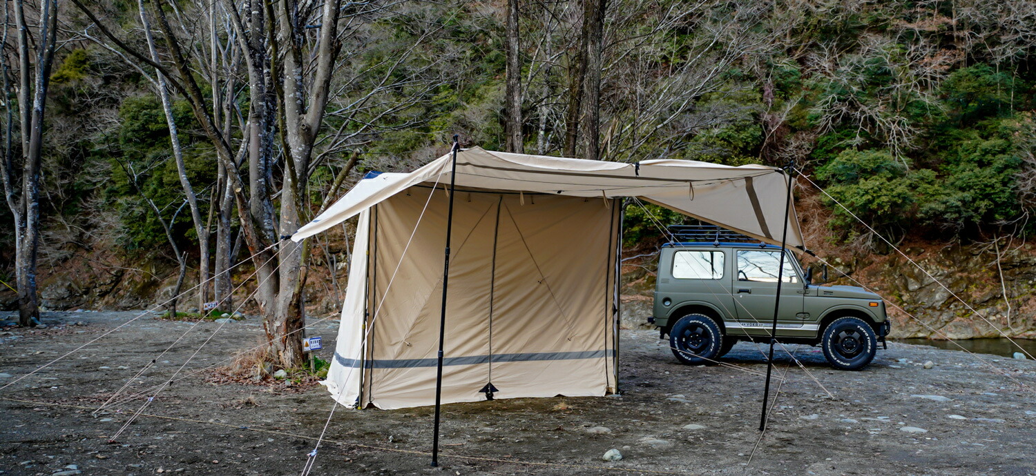 楽天市場】YOKA CABIN本体 アイボリー ダークカーキ ベイカーテント