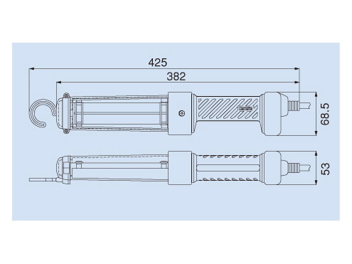 楽天市場】ハタヤリミテッド 蛍光灯ハンドランプ 13Wフローライト FCW