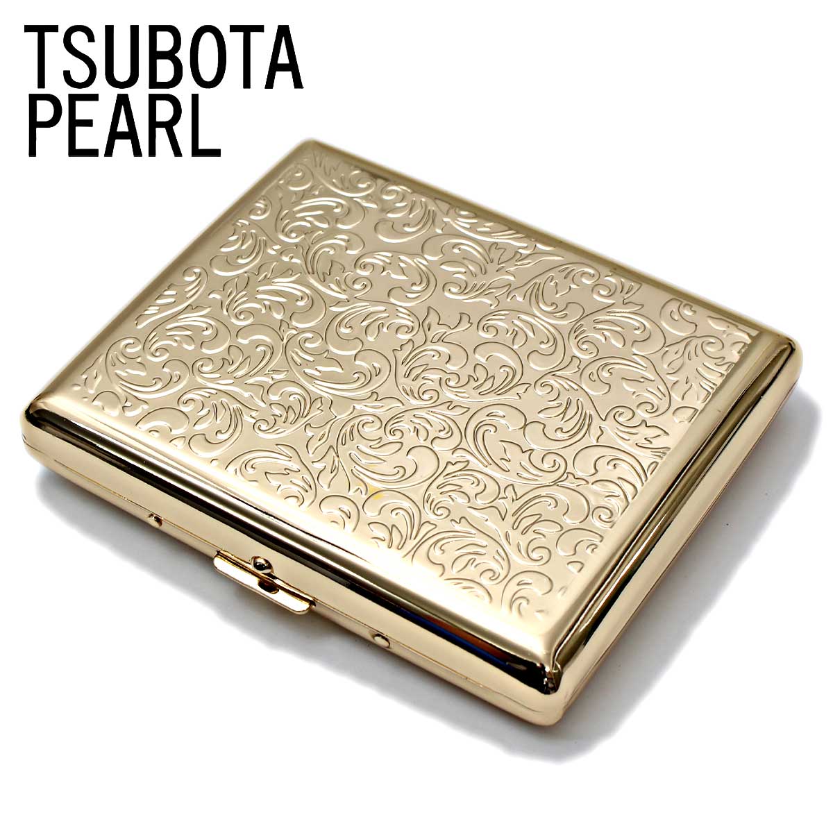 楽天市場】坪田パール シガレットケース カジュアルメタルゴールド