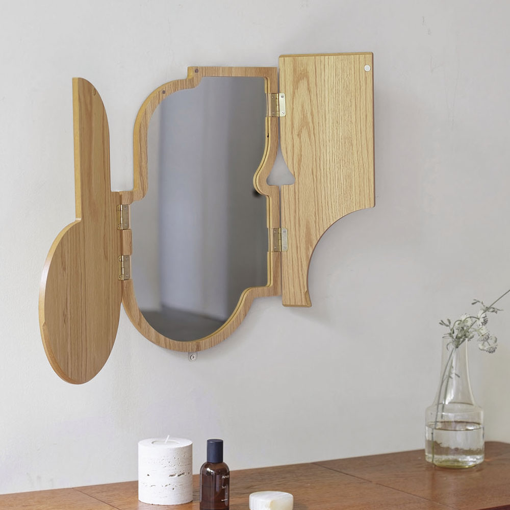 楽天市場】Sortir ソルティール ウォールミラー 壁掛け 鏡 蓋つき 玄関