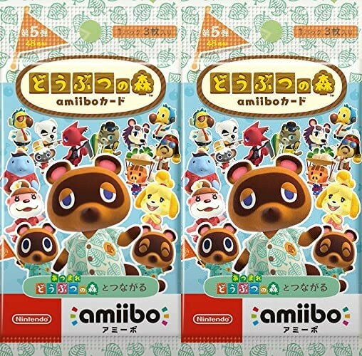 楽天市場】どうぶつの森amiiboカード 第5弾 2パック2021年11月5日発売
