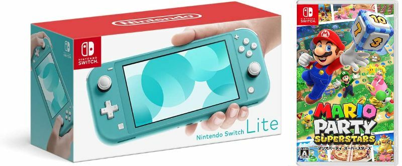 Nintendo Switch Lite ターコイズ(ジャンク)＋ケースNintendo Switch