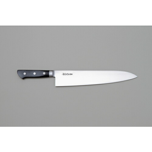 楽天市場】正広作 日本鋼口金付包丁 牛刀 300mm 13014 : ライフナビ