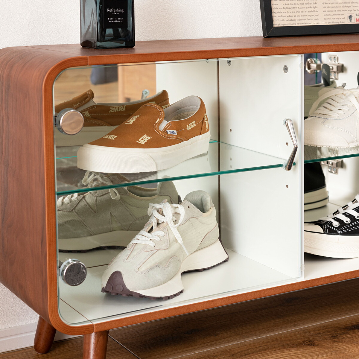 楽天市場】【MAX1500円クーポン】ディスプレイラック 2段 横型 ガラス