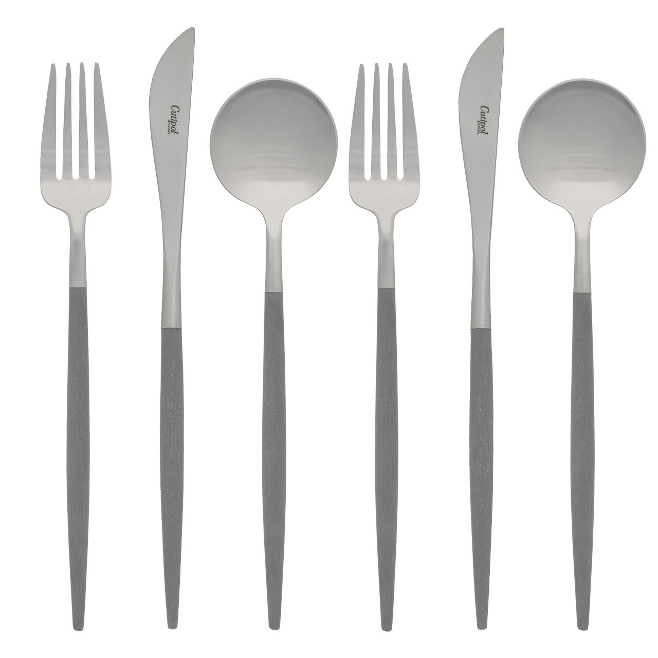 楽天市場】【正規取扱店】 クチポール GOA ディナー 6本セット グレー