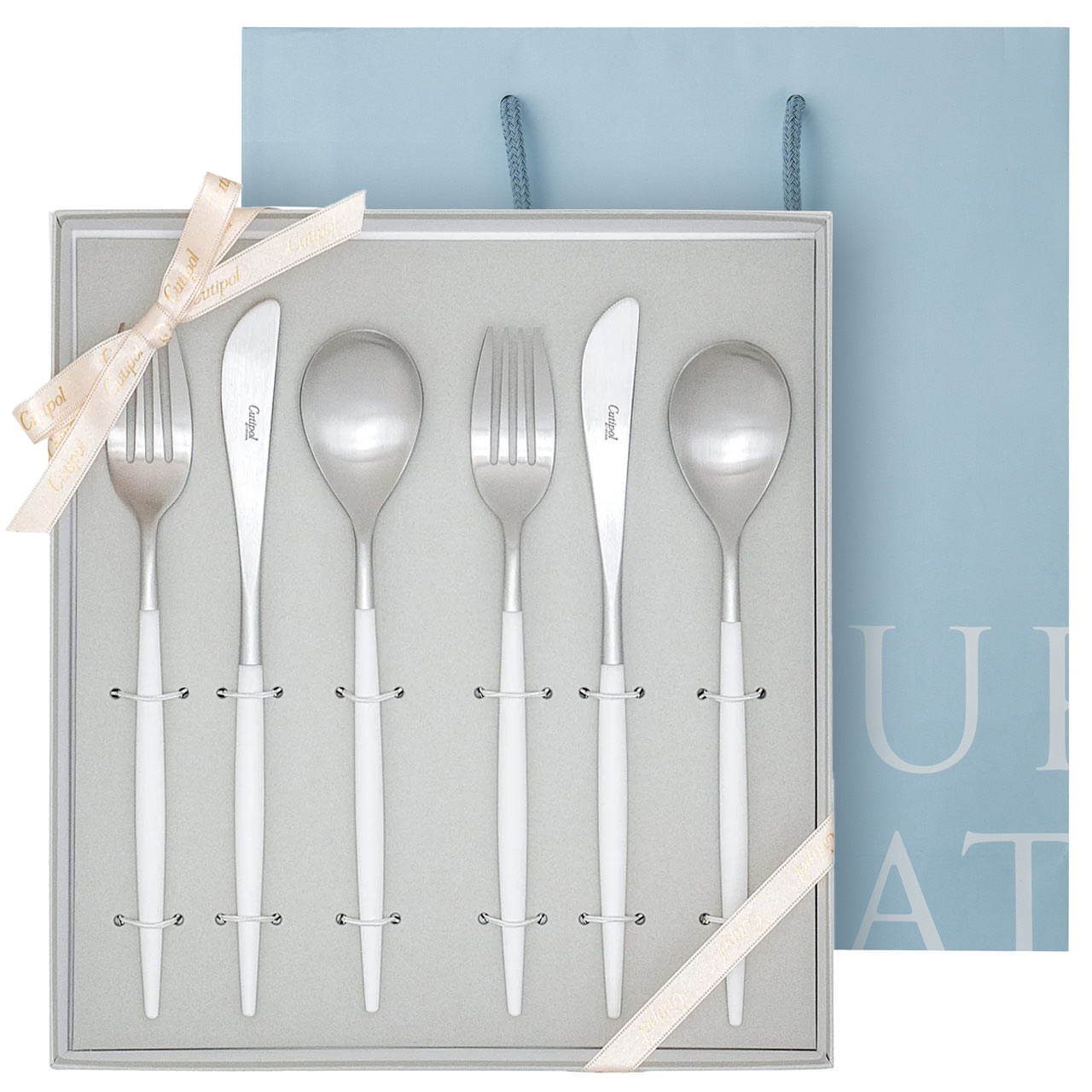予約の取れない店三ツ星店が使用Cutipol カトラリーセット 8点 予約の
