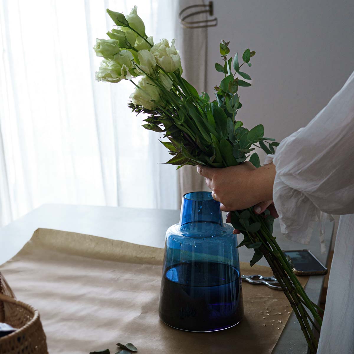 楽天市場】ホルムガード フラワーベース 北欧 フローラ ロング 24cm