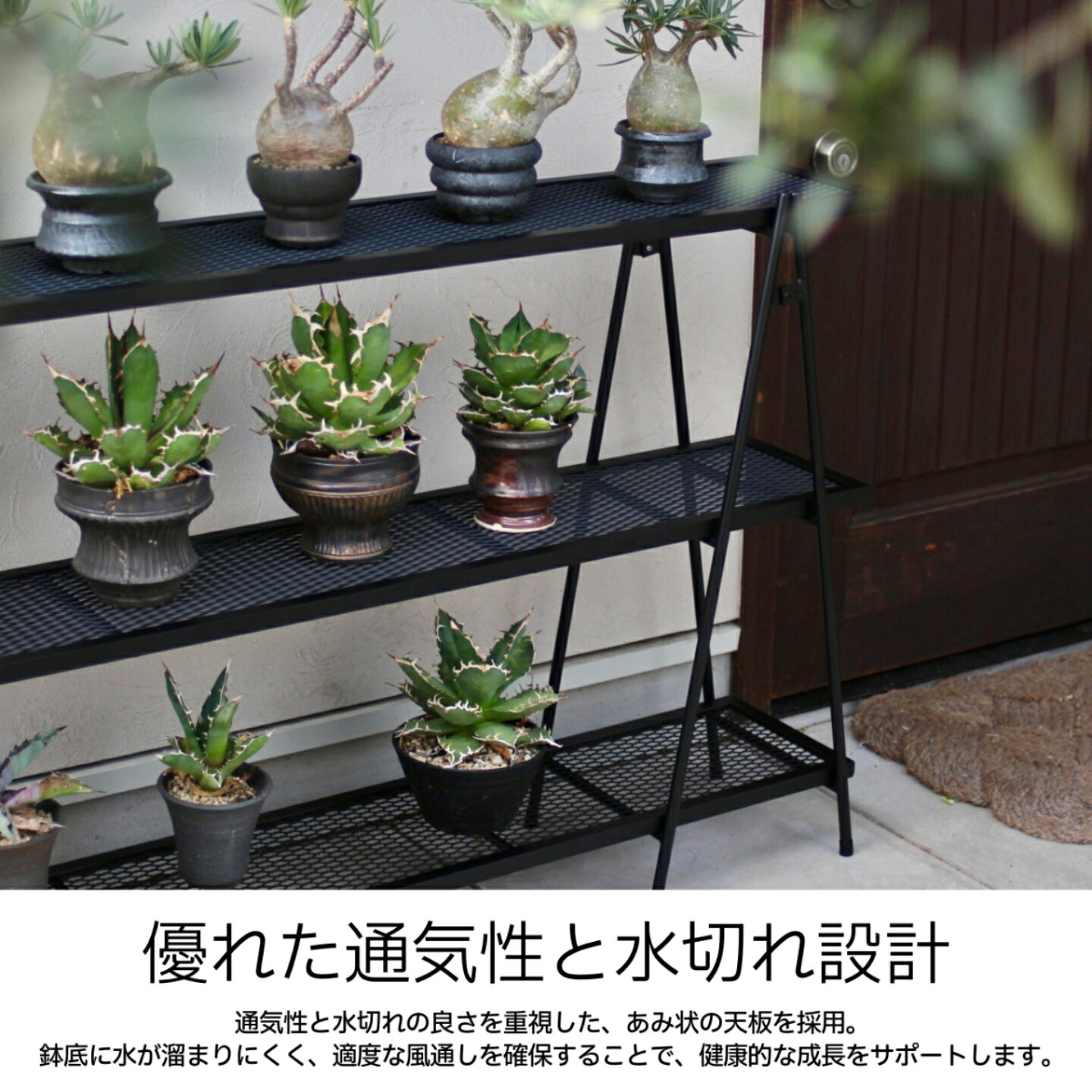 楽天市場】アイアンシェルフ屋内外兼用 ironshelf アイアン ラック 棚