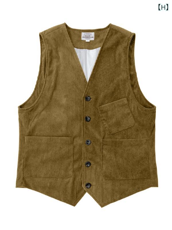 楽天市場】ベスト 男性用 コーデュロイ ベスト ジレ 紳士服 ビジネス