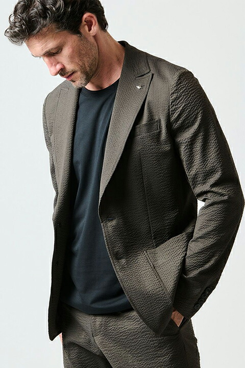 楽天市場】1piu1uguale3 セットアップ（カラーカーキグリーン