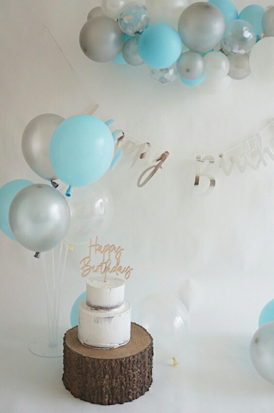 楽天市場】バルーンガーランド 1m [コンフェッティ] [カラーが選べる