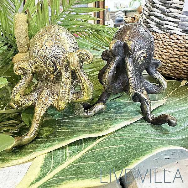 楽天市場】鉄製タコ オクトパス : アジアン・マリン雑貨ライブビラ