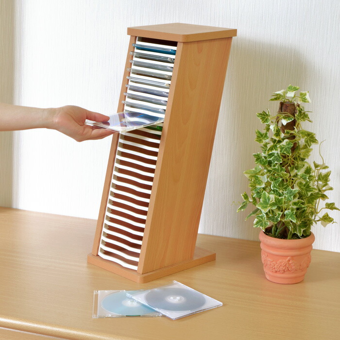 楽天市場】【アウトレット品】【モアウッドCDスタンド】収納ラック CD