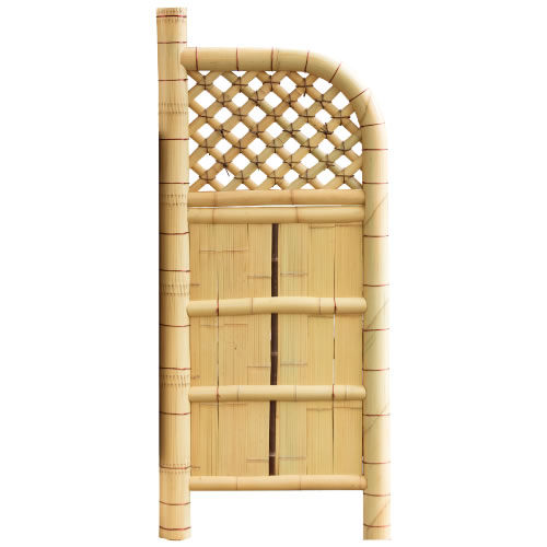 楽天市場】竹垣 袖垣 幅70cm 天然竹使用 玉袖垣 和風 和モダン