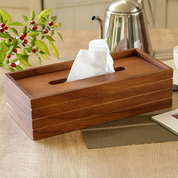 楽天市場】ティッシュケース 木製 おしゃれ （ ティッシュボックス