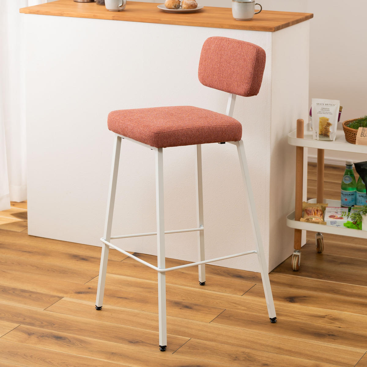 楽天市場】カウンターチェア 同色2脚セット 座面高77.5cm ハイチェア