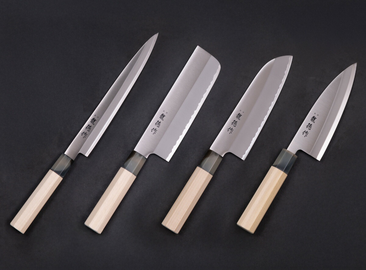 楽天市場】柳刃包丁 21cm 龍徳作 八角柄 和包丁 日本製 （ 刺身包丁