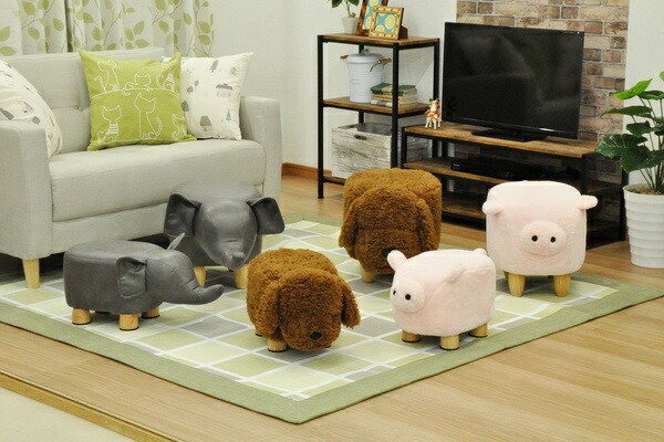 楽天市場】スツール ブタ アニマルスツール 椅子 腰掛 豚 ぶた 動物