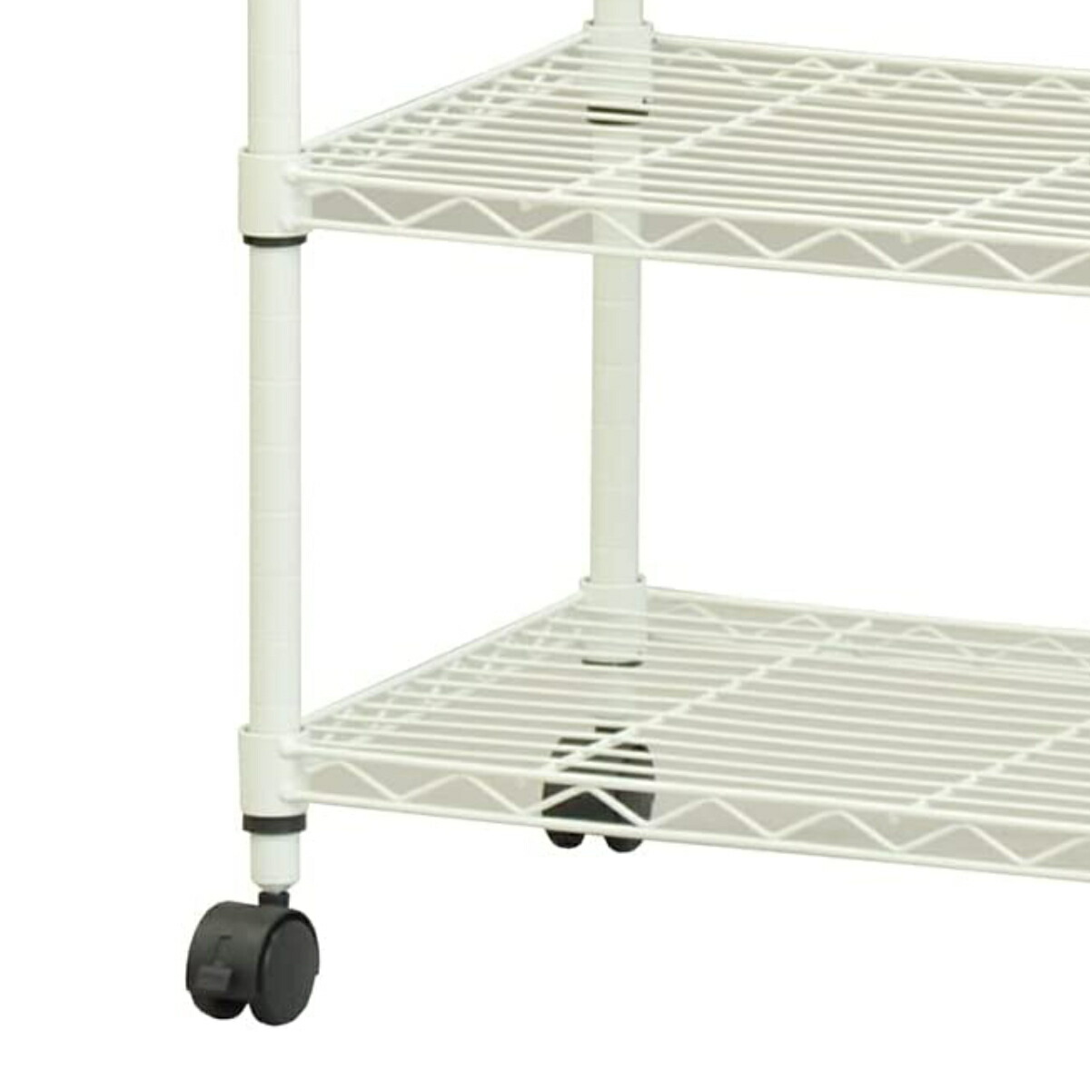 楽天市場】スチールラック 3段 ミドルタイプ キャスター付 幅60cm