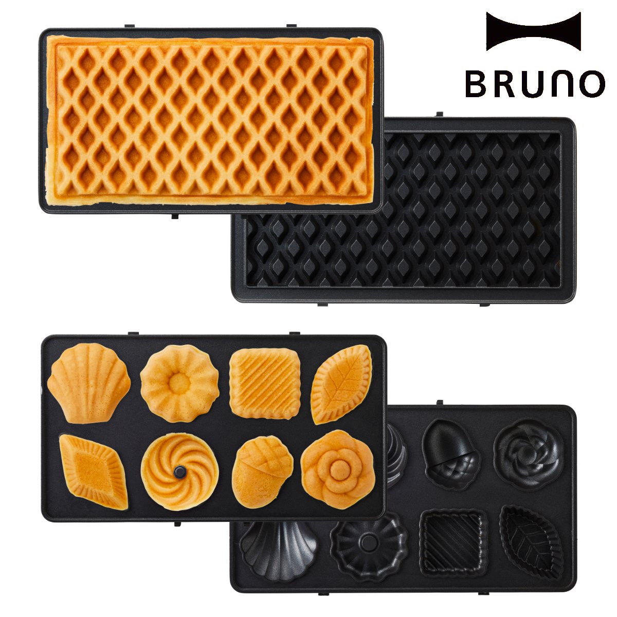 楽天市場】BRUNO グリルサンドメーカー ダブル用プレート ワッフル