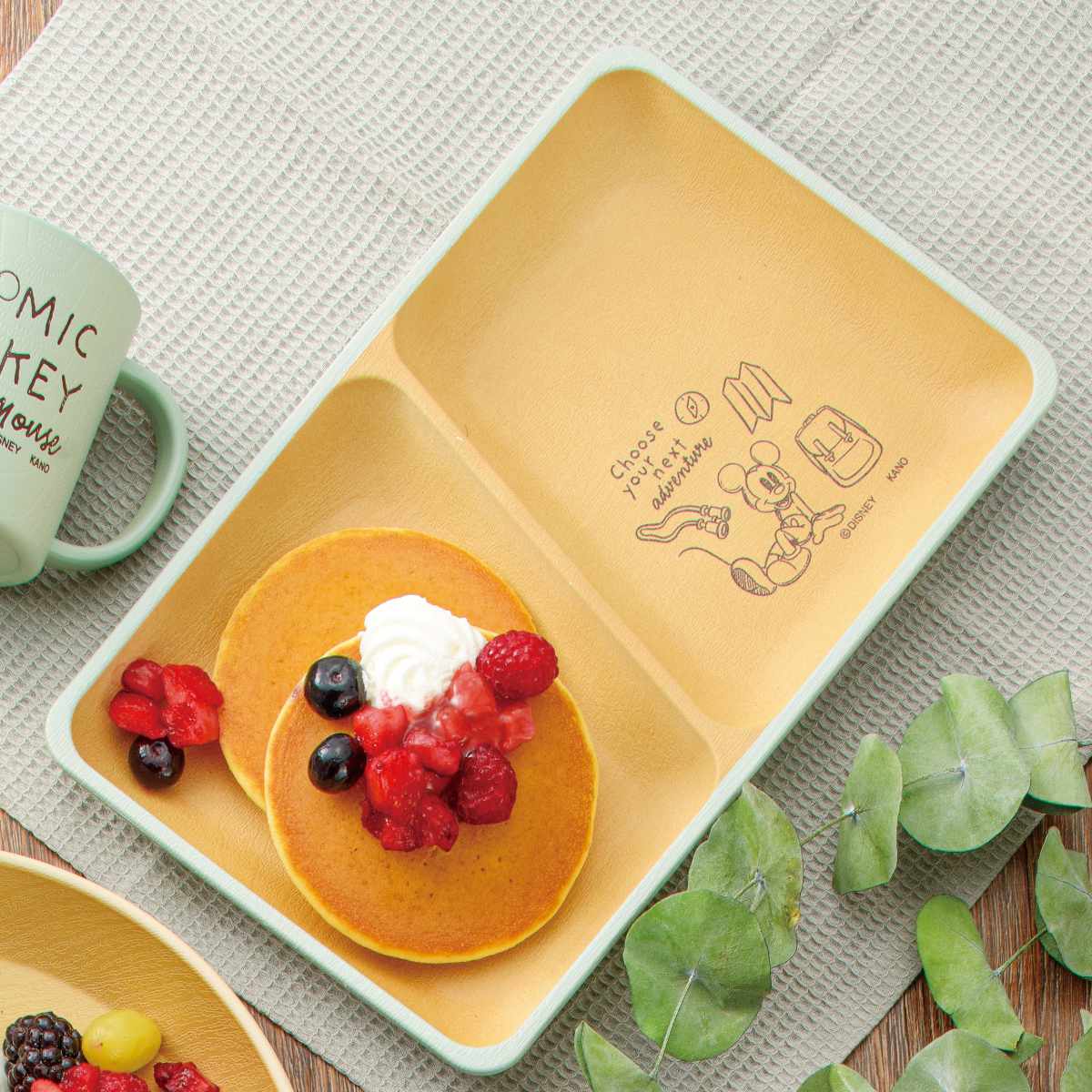 楽天市場】プレート mA 抗菌 スクエアプレート ミッキーマウス （ 24cm