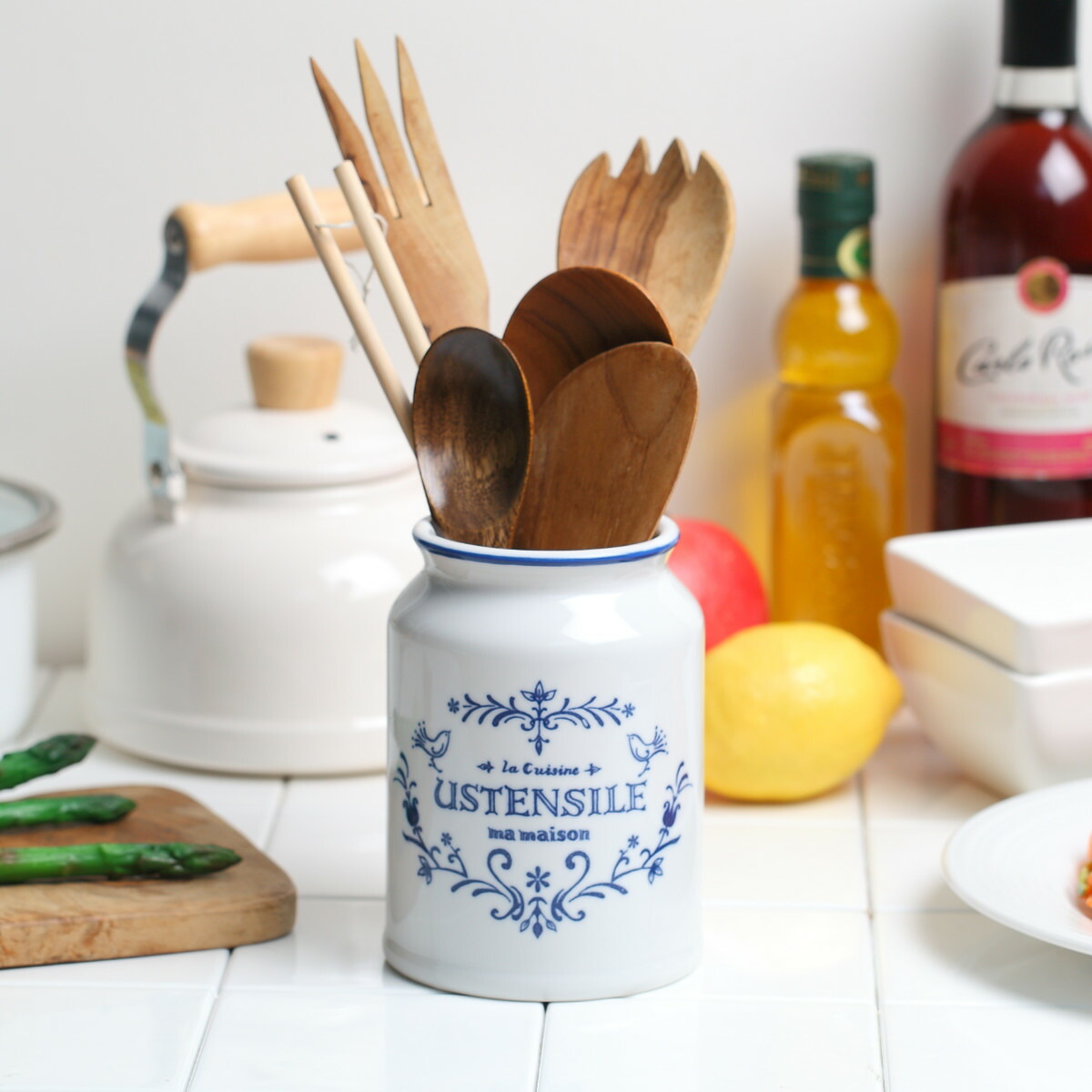 楽天市場】キッチンツールスタンド キュジーヌ （ 陶器 日本製 箸立て