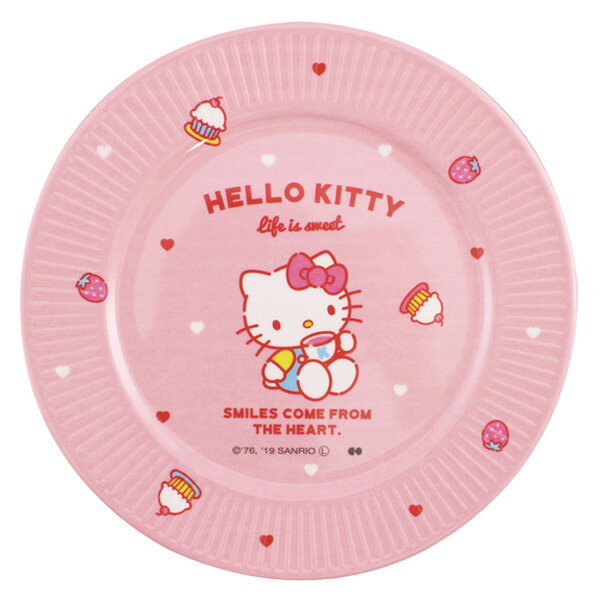 楽天市場】プレート 17cm ハローキティ メラミン製 NATSUKASHI HELLO