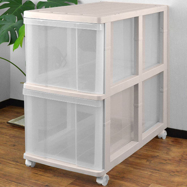 楽天市場】収納ケース 押入れ収納ケース ジャンボ 深型 2段 引き出し