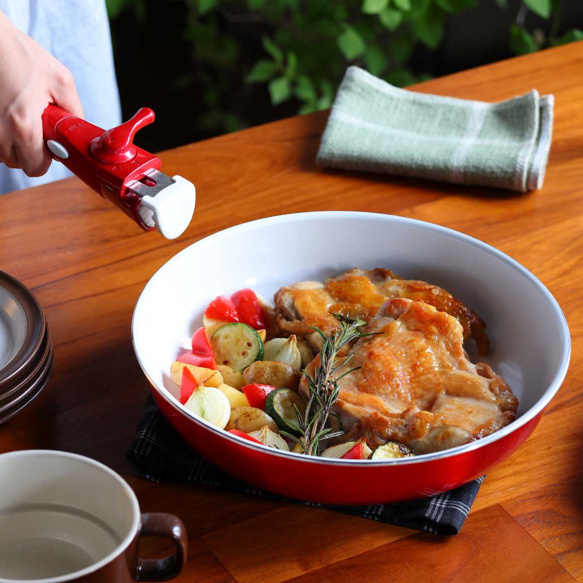 楽天市場】D＆S セラミックフライパン・鍋 6点セット IH対応 着脱