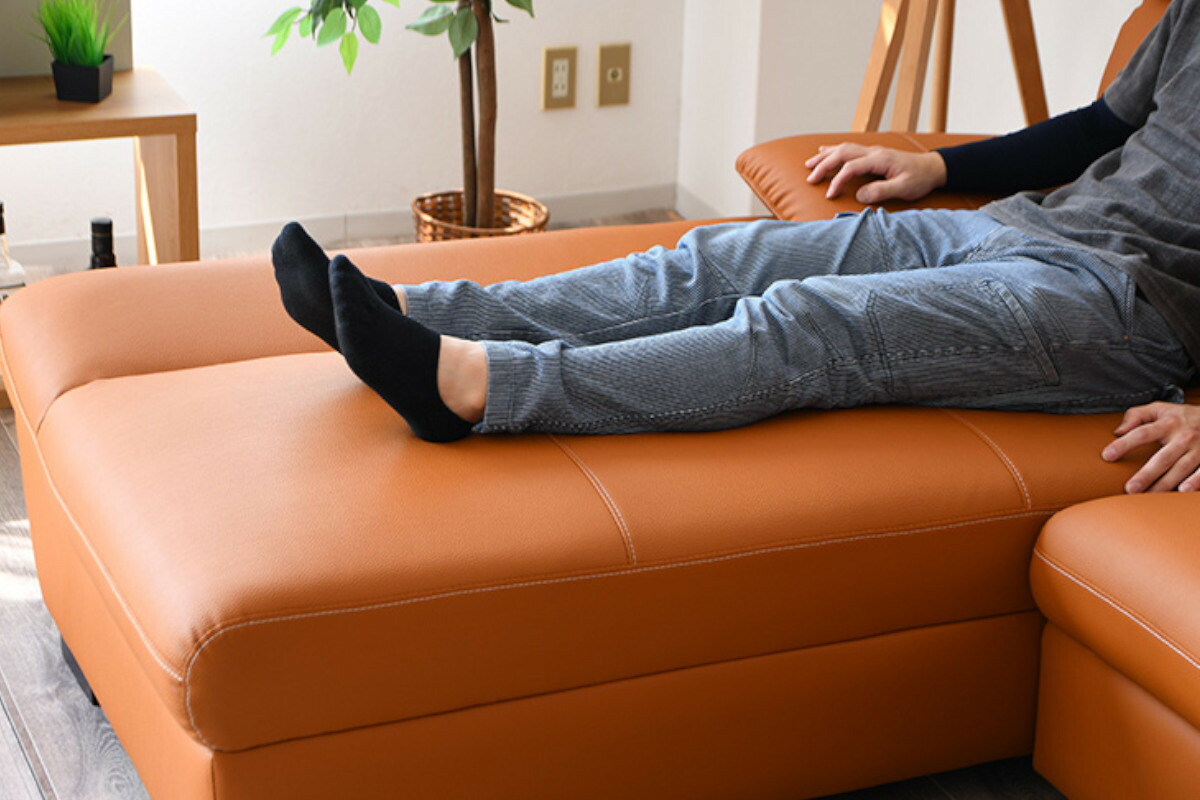 楽天市場】ソファ 3人掛け カウチソファ 右カウチ コルタナ （ 開梱