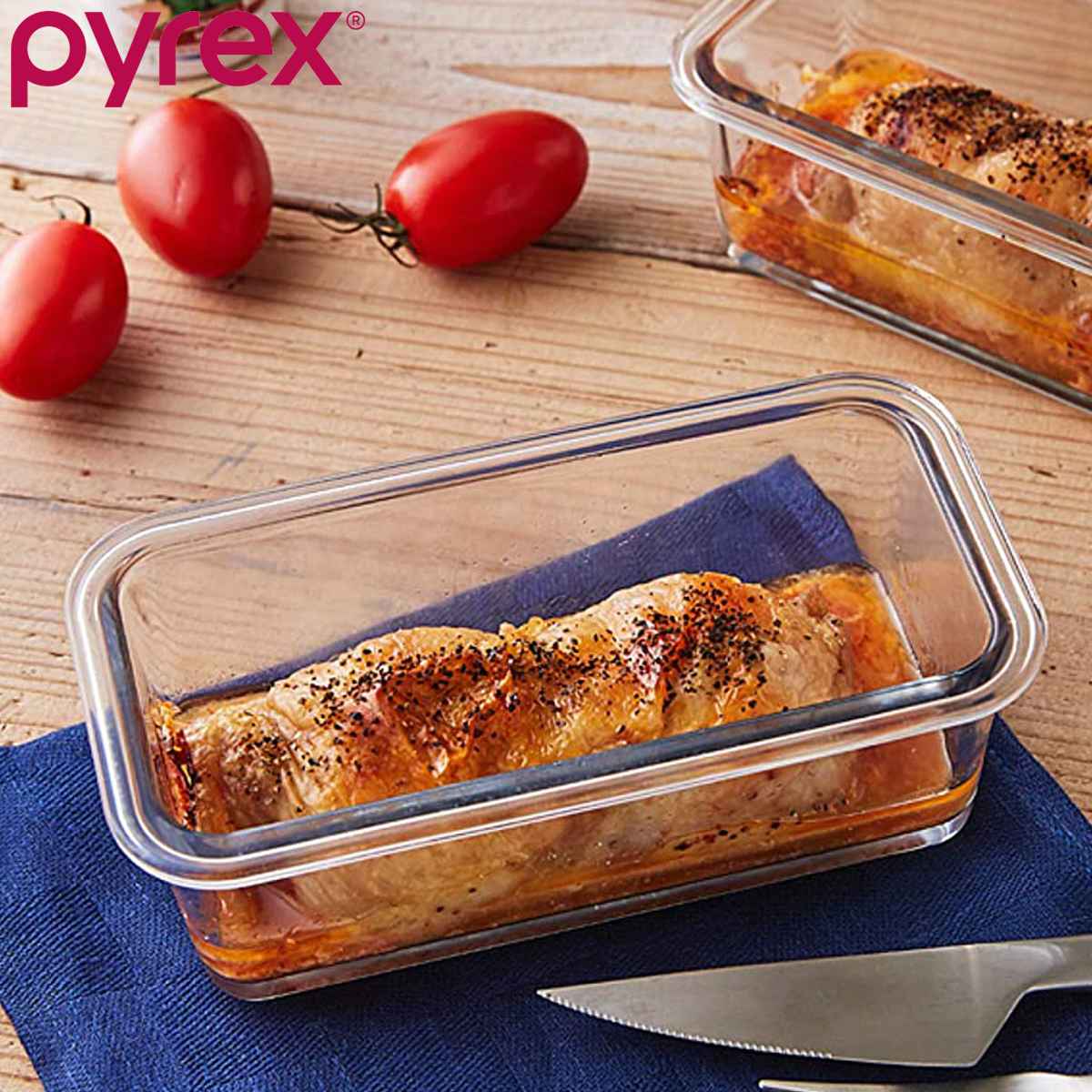 楽天市場】パウンド型 18.5cm ローフデッシュ Pyrex パイレックス 耐熱