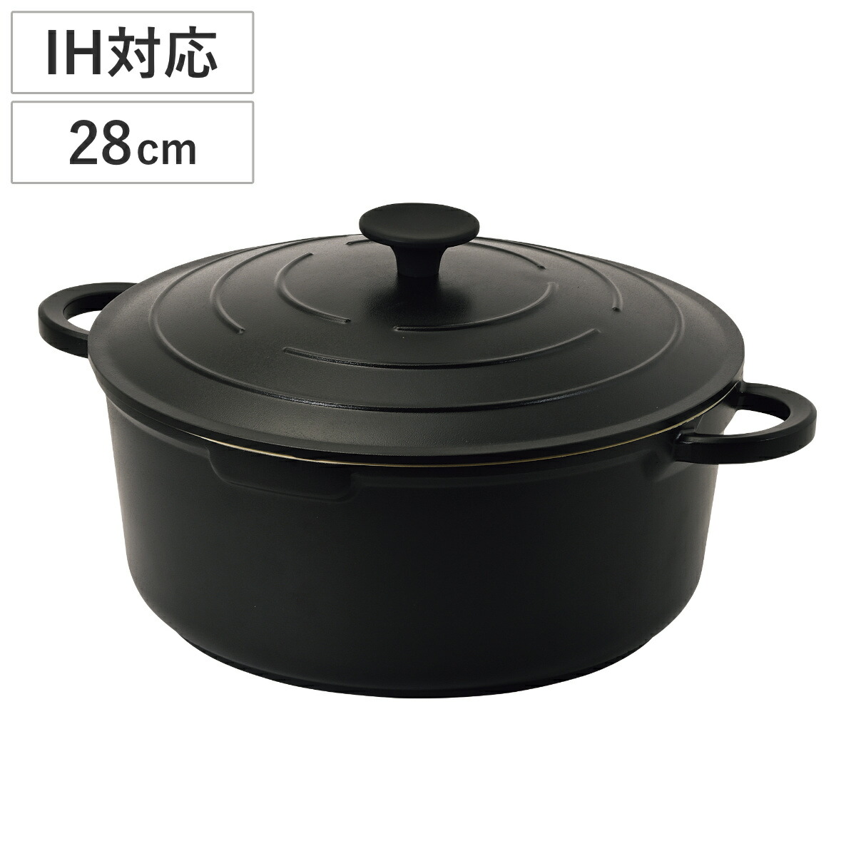 楽天市場】両手鍋 28cm IH対応 セラミック加工 無水調理 （ ガス火対応